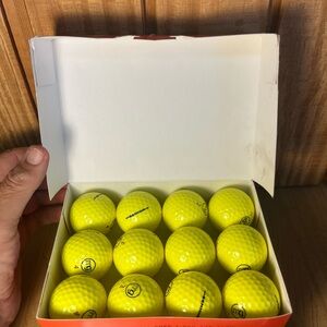 MG Senior Yellow Golf Balls 1 dozen